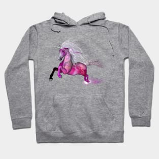 Awesome unicorn with floral elements Hoodie